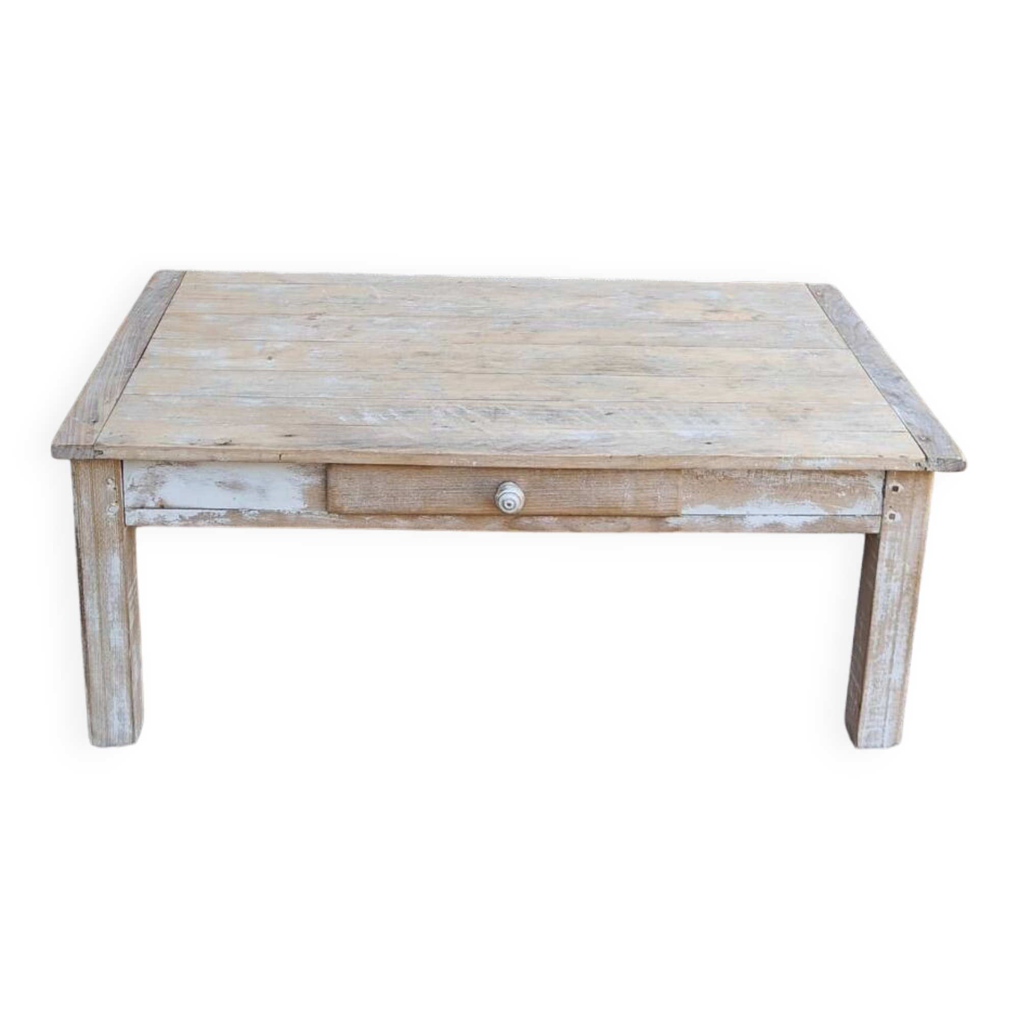 Patinated country coffee table