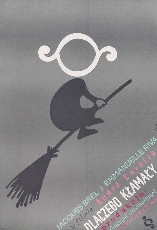 The risk of the Polish poster Brel Riva Gaumont trades