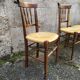 Chaises paillés rustique