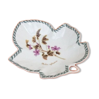 Leaf shape Cup Malva sylvestris Porcelain Tognana " Le Terrine Botaniche "