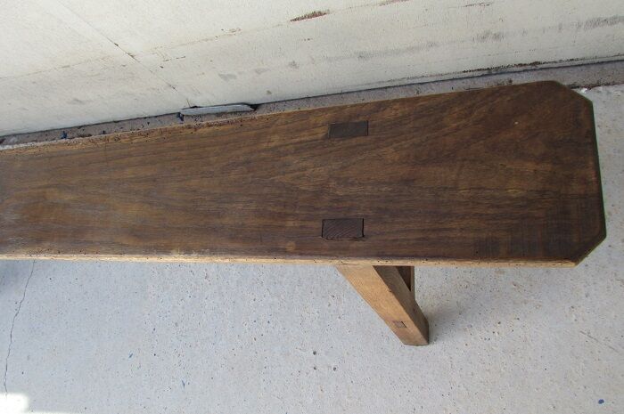 Old oak bench