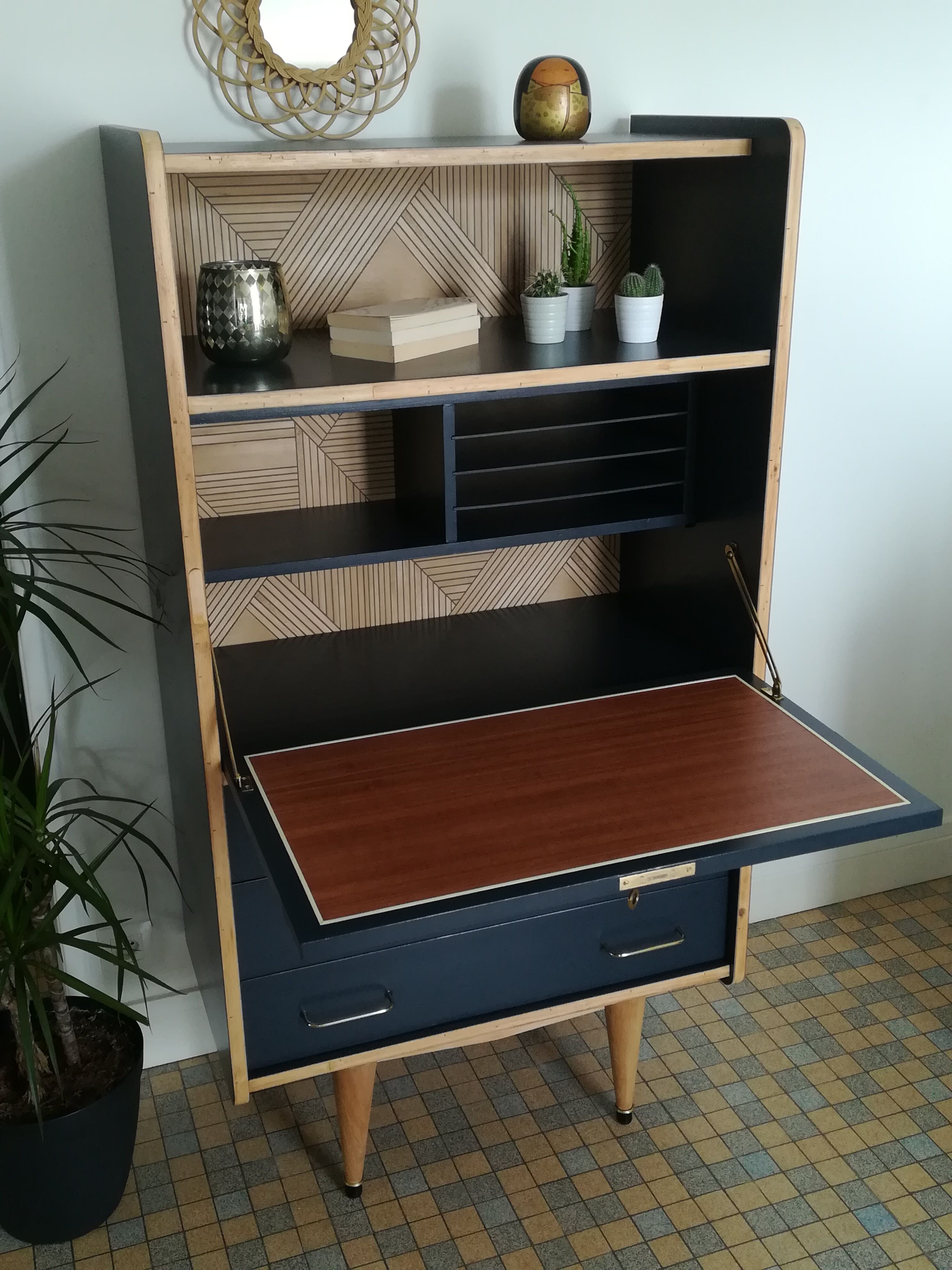 Vintage writing desk 50/60
