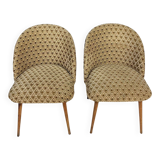 Pair of retro armchairs, Czechoslovakia 1960s