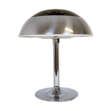 Large Space Age chrome table lamp by Fagerhults, Sweden, 1970s.