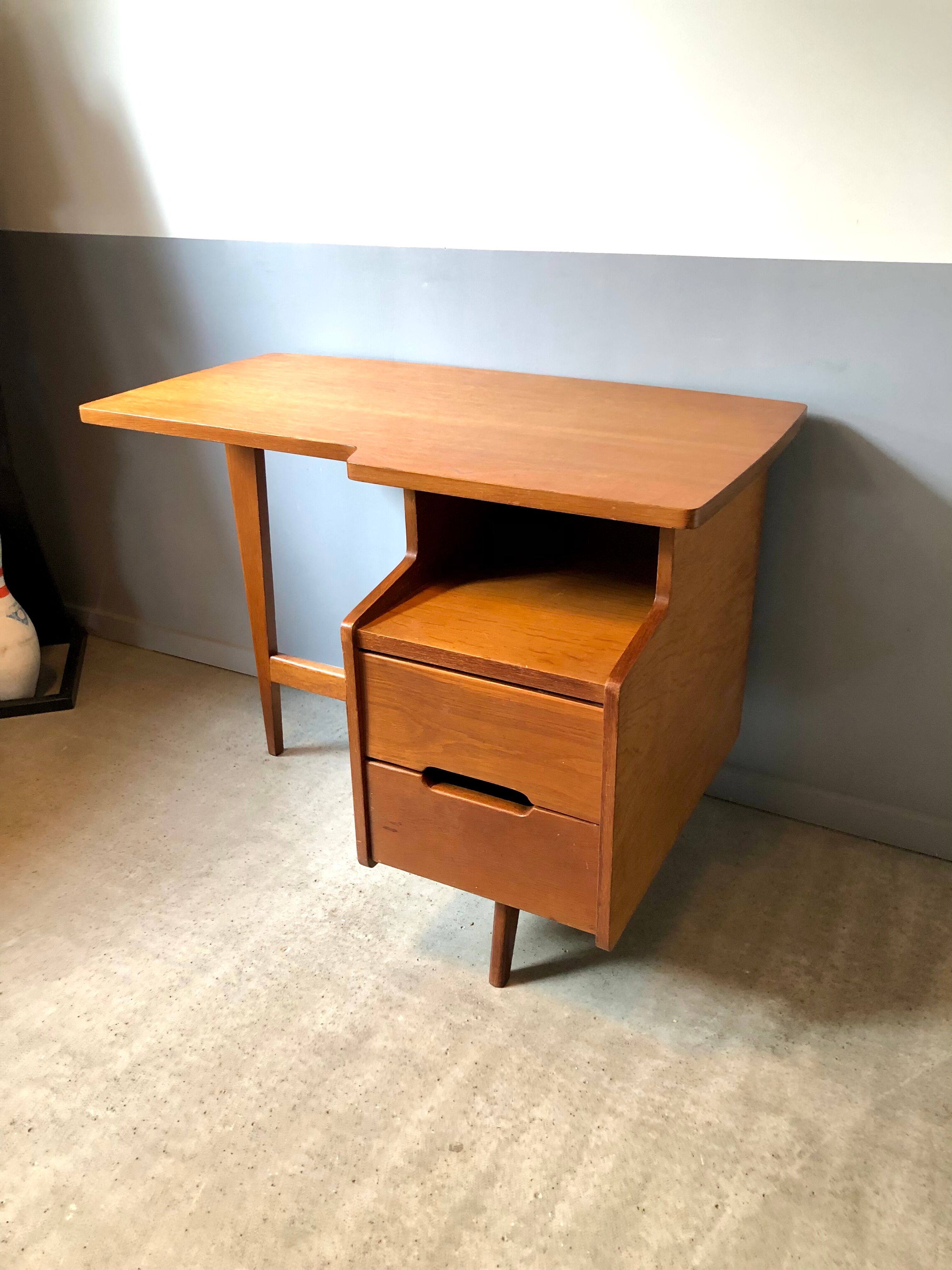 Bureau et tabouret Jacques Hauville