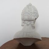 Bust "woman" in plaster