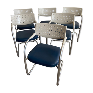 Lot de 6 chaises visavis visasoft