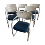 Lot de 6 chaises visavis visasoft par Antonio Citterio & Glen oliver löw vitra