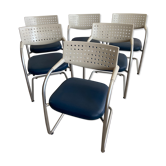 Set of 6 Visavis VISASOFT chairs by Antonio Citterio & Glen Oliver Löw Vitra