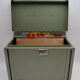 Metal sorting binder industrial vintage office
