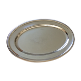 Silver metal dish