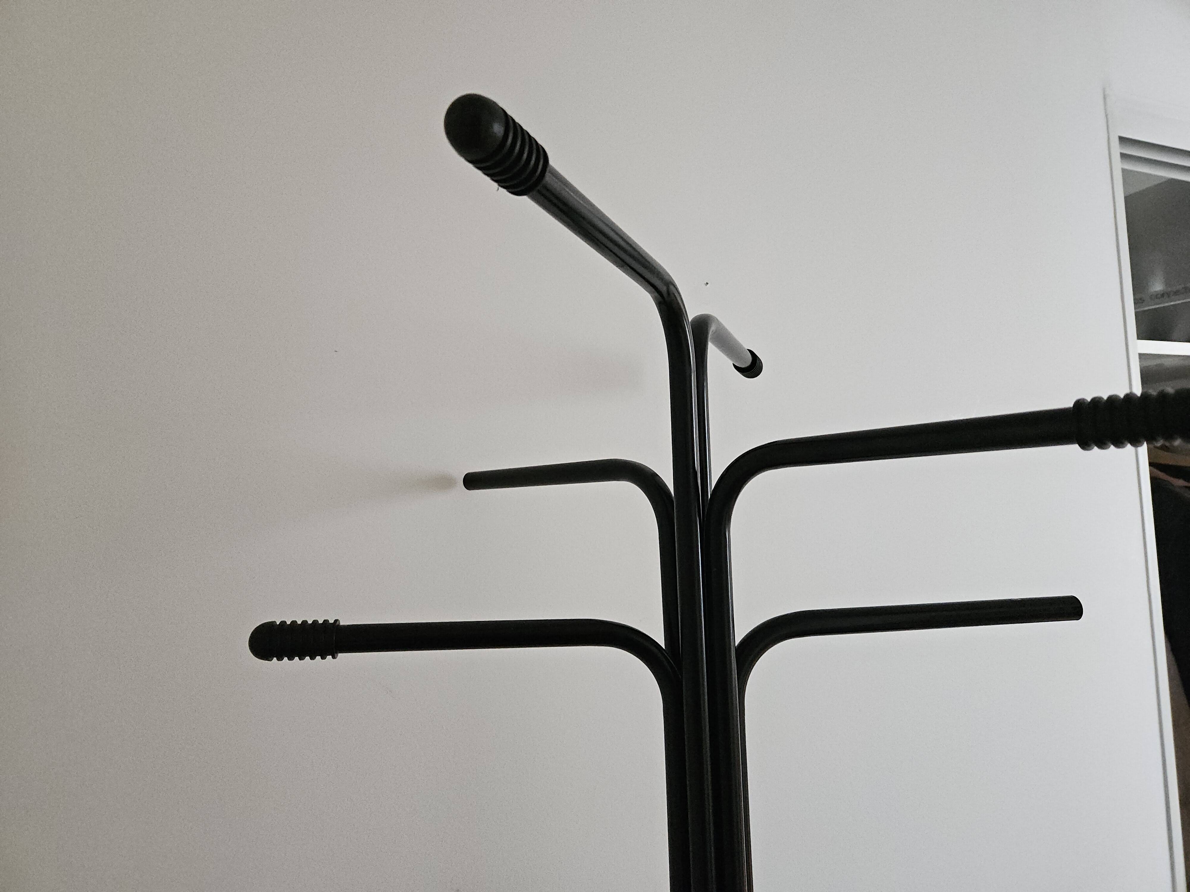 6-arm metal coat rack from the 80s