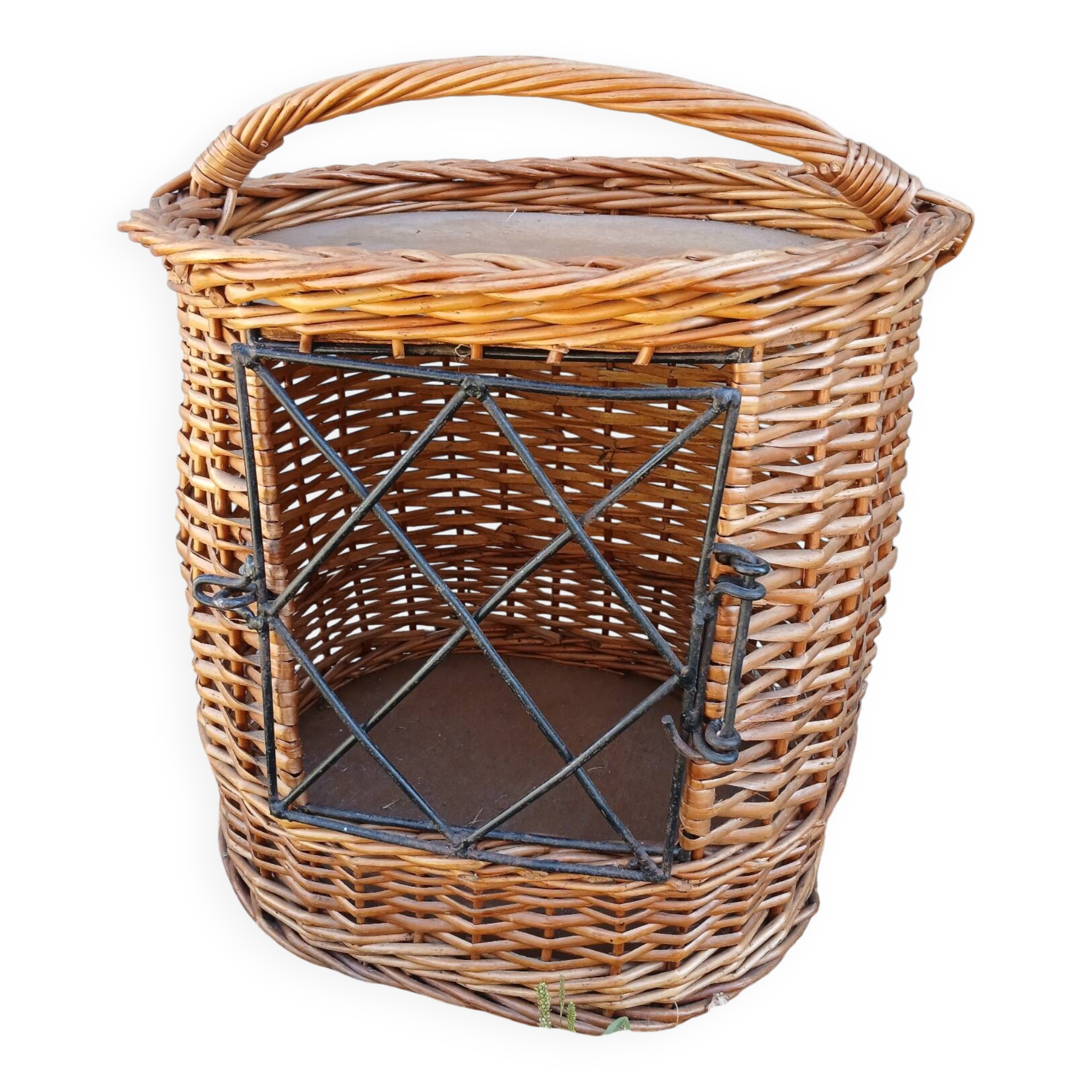 Panier ancien/ porte bouteilles