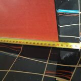 Vintage red formica shelf