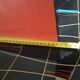 Vintage red formica shelf