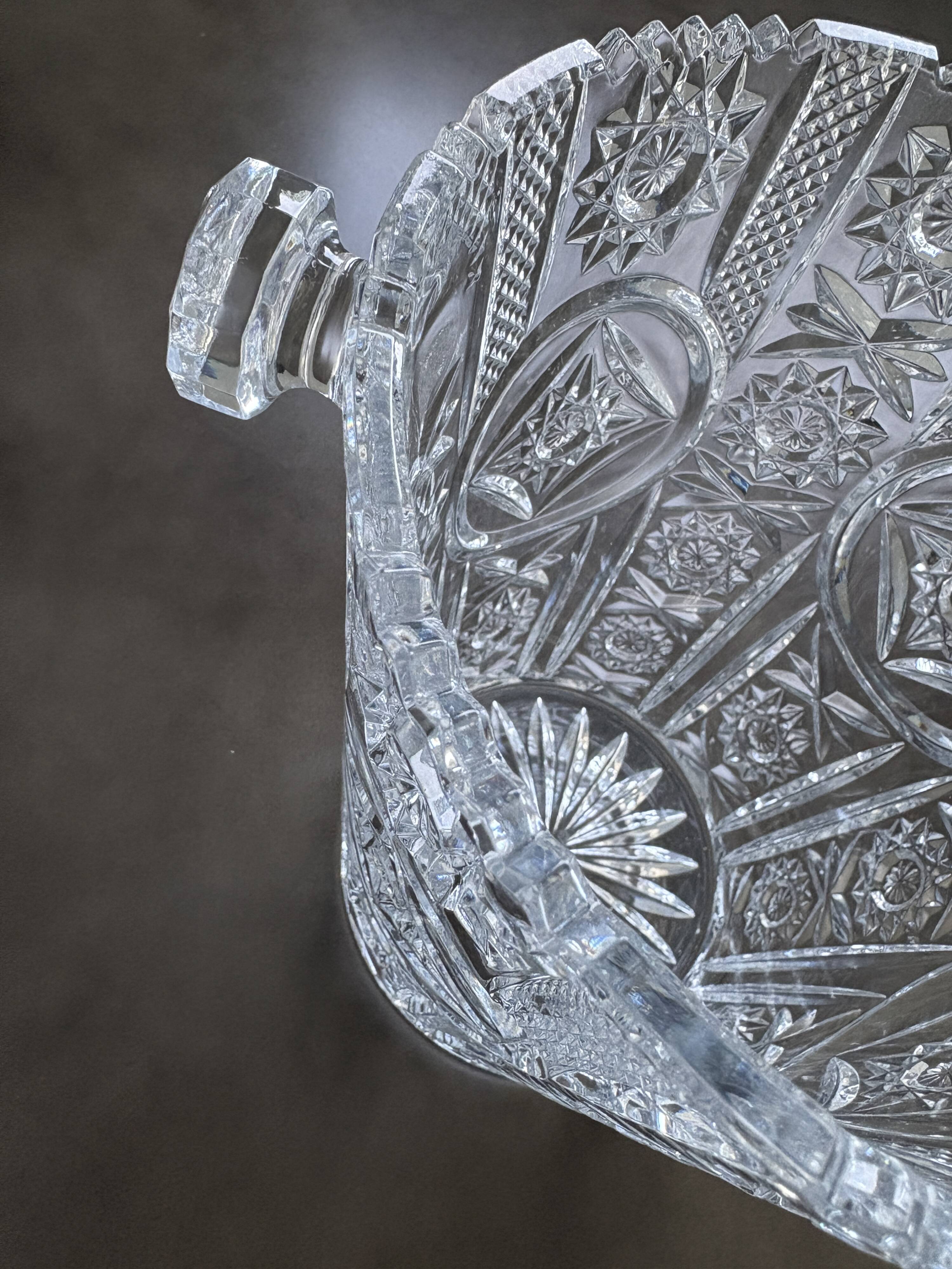 Chiseled Crystal Champagne or Ice Bucket