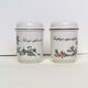 Salière and pepper shaker Villeroy and Boch botanical decoration
