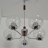 Mid-century Chandelier,Czechoslovakia,1960's.