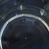 Art Deco Made in Czehoslovakia  Satin and Clear Glass - 22 cm tall