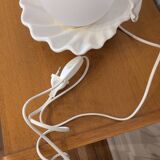 Vintage ceramic shell lamp