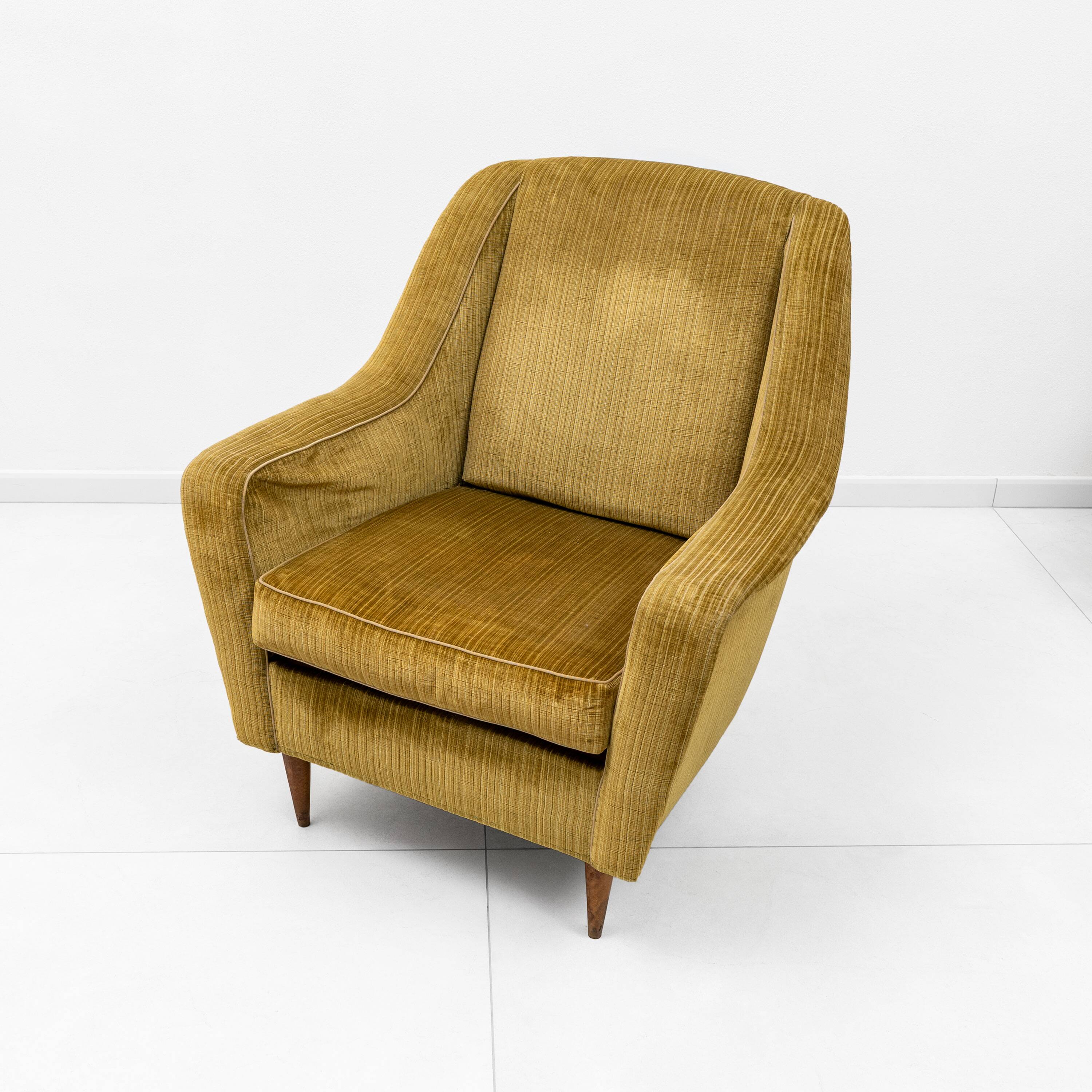 Ico Parisi Mid-Century Modern Italian Armchairs for Ariberto Colombo, 50s