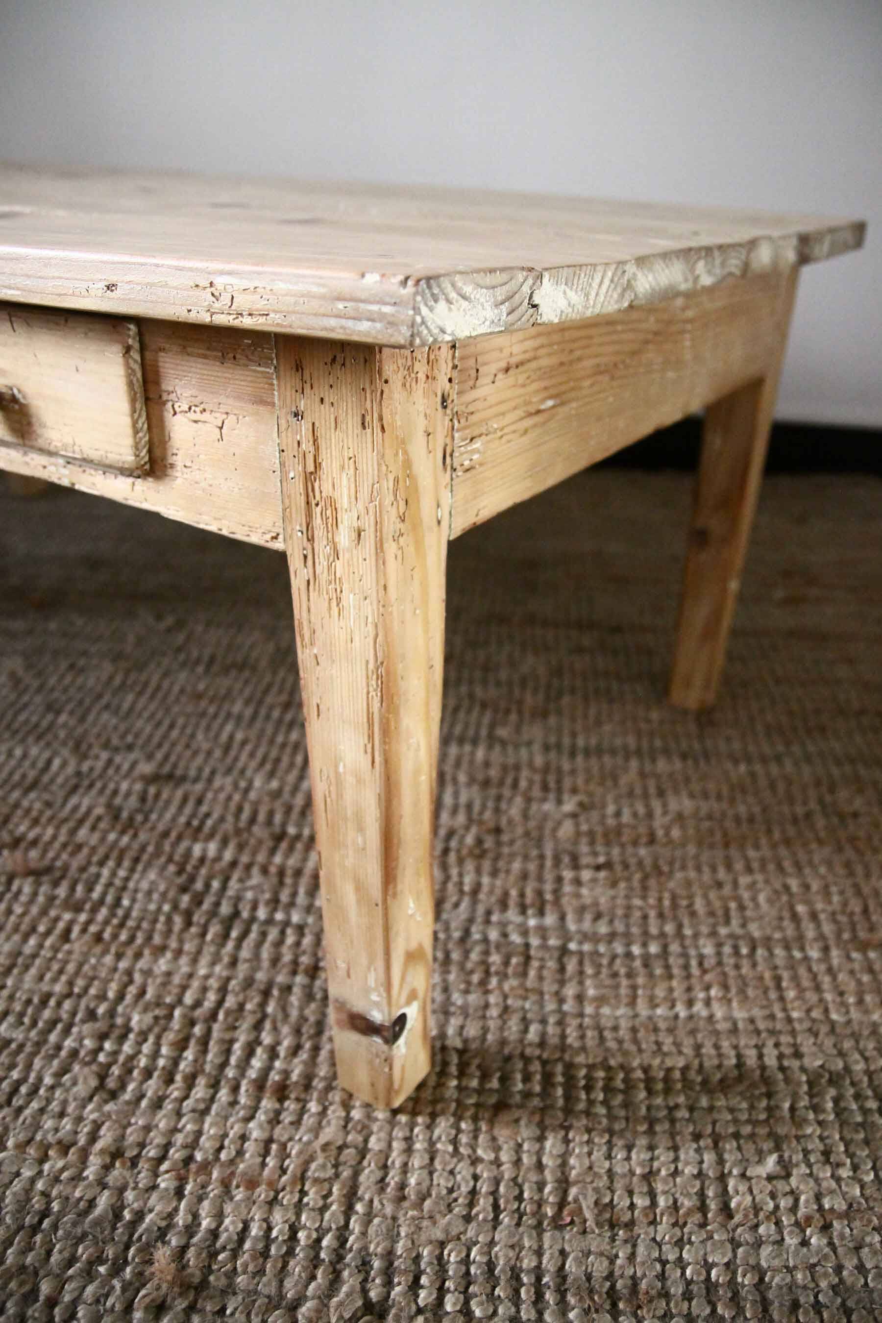 Wooden coffee table