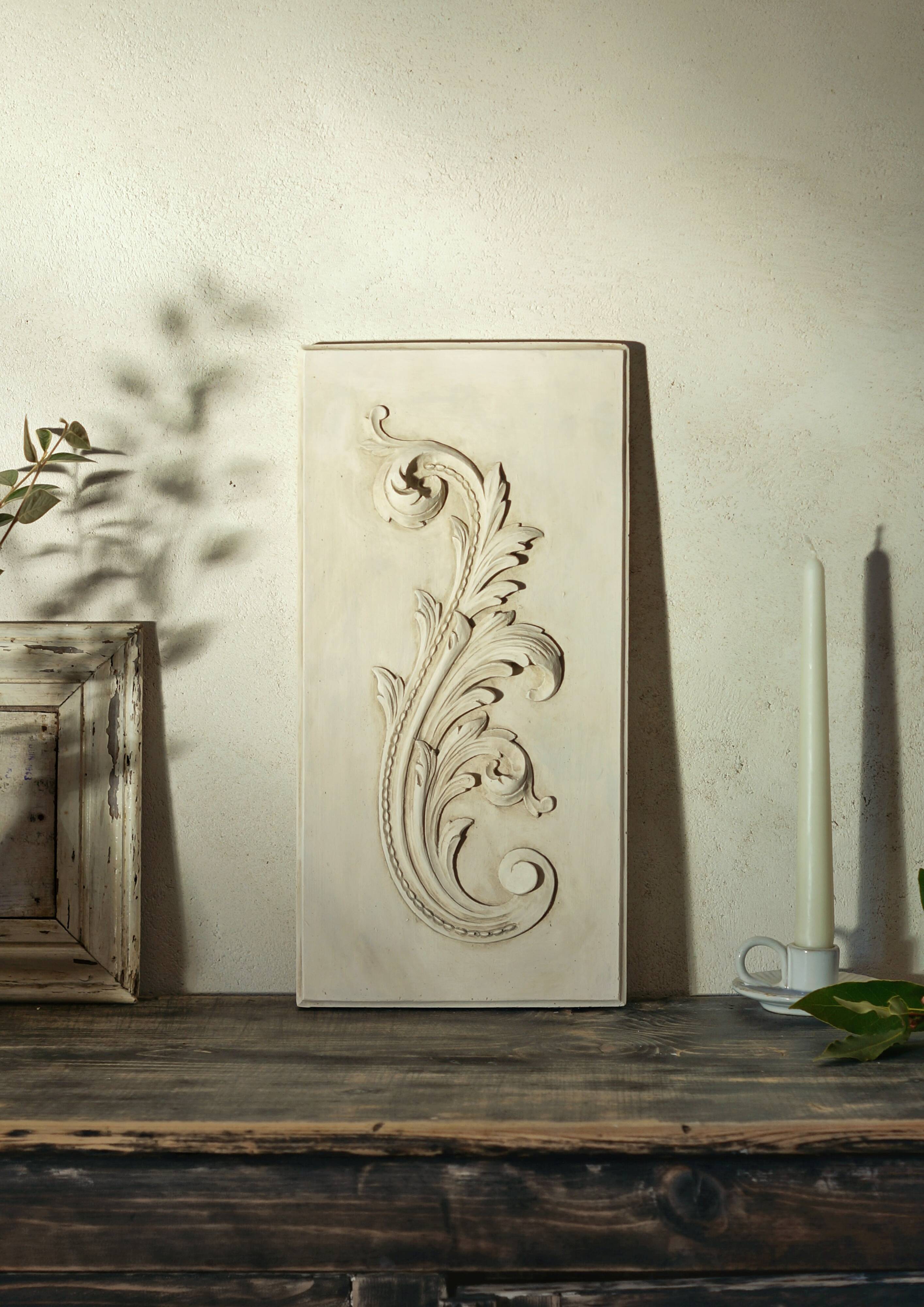 Acanthus bas relief