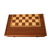 Chess and backgammon game box