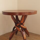 African teak root table 50s