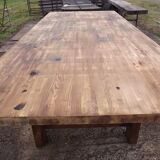 Garage established old pine table