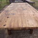 Garage established old pine table