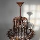 Large antique chandelier with 16 light arms