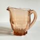 Vintage amber-pink glass pitcher 1 liter