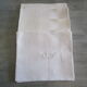 8 embroidered antique damask-monogrammed towels:81x68cm