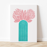 Protea I - Linocut
