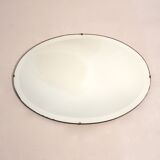 Beveled mirror oval 50 61 x 46 cm