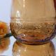 Cruche vintage à eau verre ambré  fabriquée en italie  des années 60/70