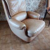 leather armchair