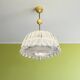 Mid century modern plexiglass chandelier 1970s
