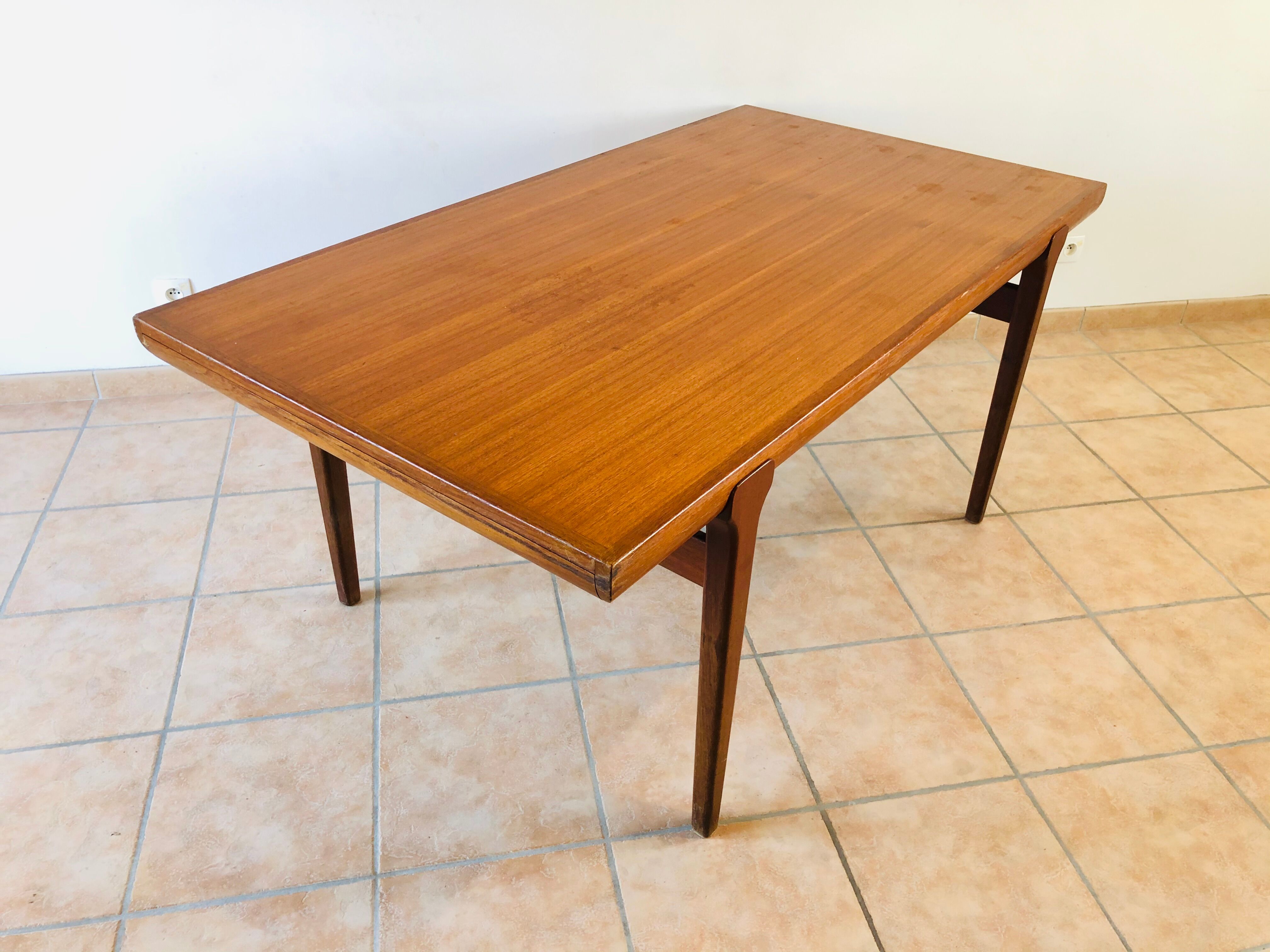 Scandinavian teak dining table 1960