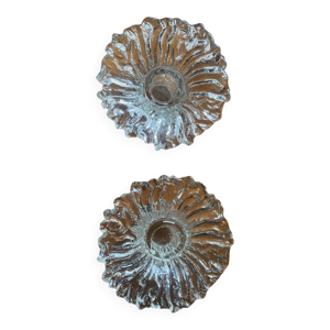 paire de bougeoirs tournesol - scandinave