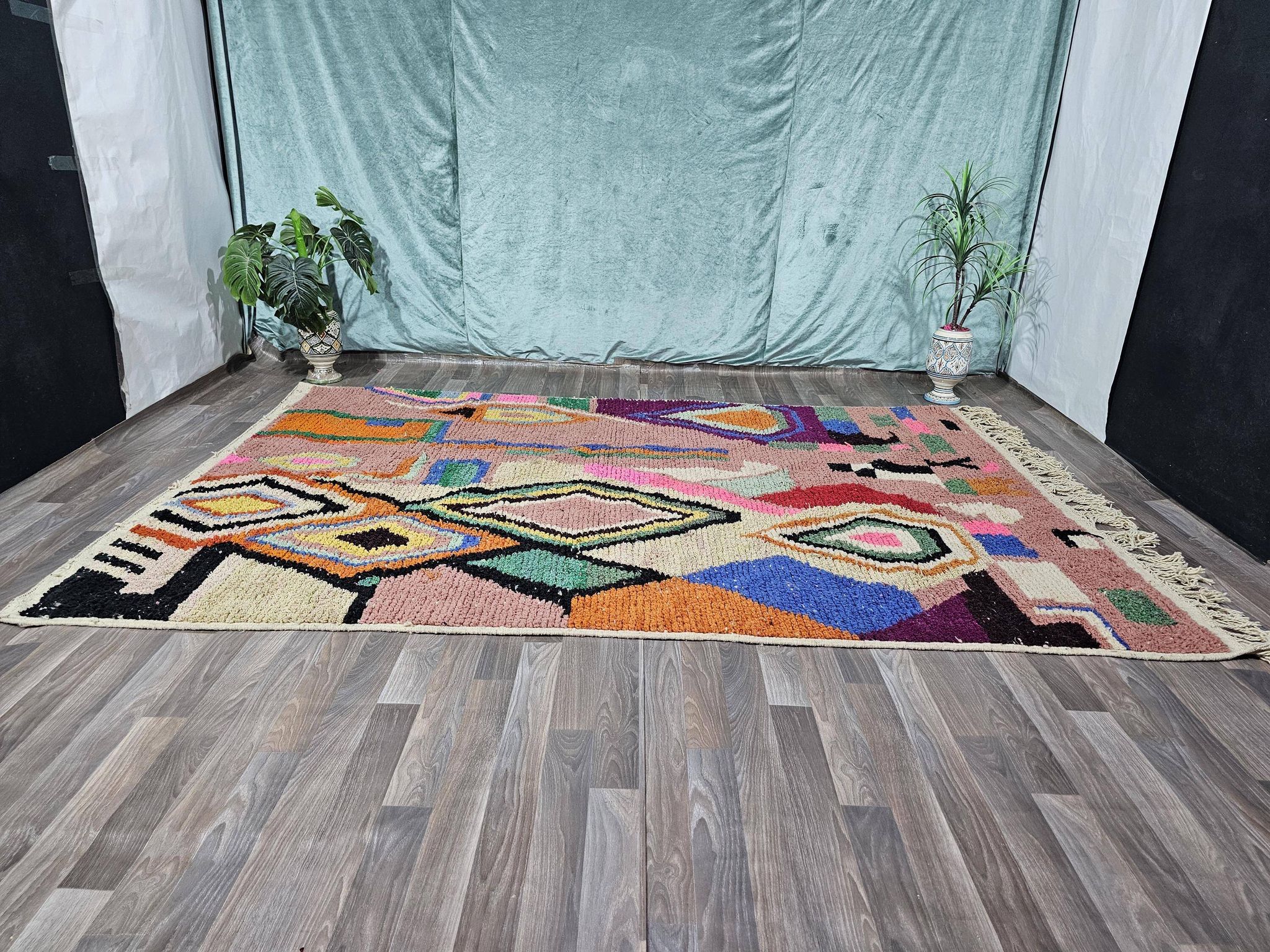Handmade Moroccan rug 3x2 m