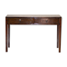 Console table wood stained and varnished old 20th century