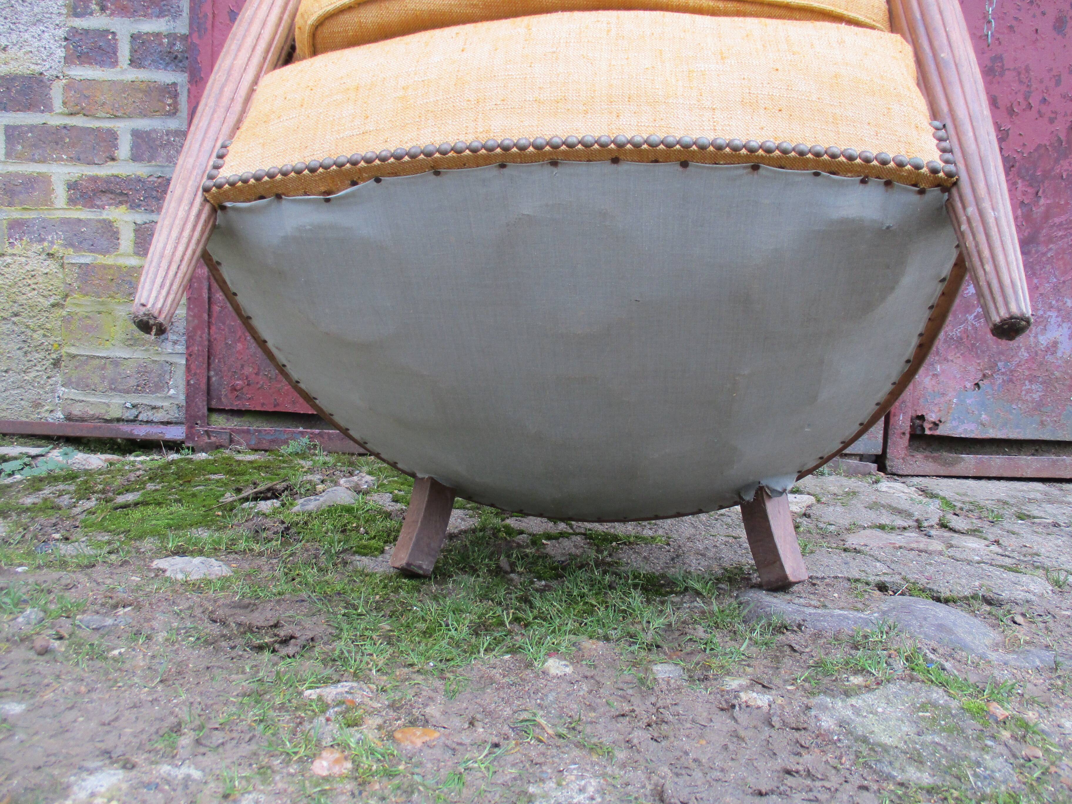Fauteuil bergere de style Louis XVI art-deco