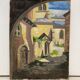 Oil on vintage panel