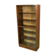 Display with sliding doors in mahogany - 50s