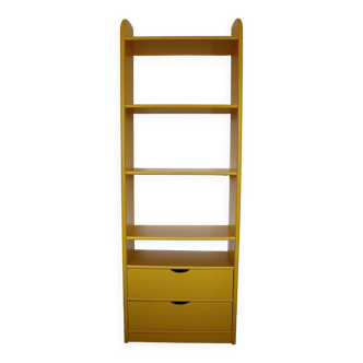 Yellow solid pine shelf