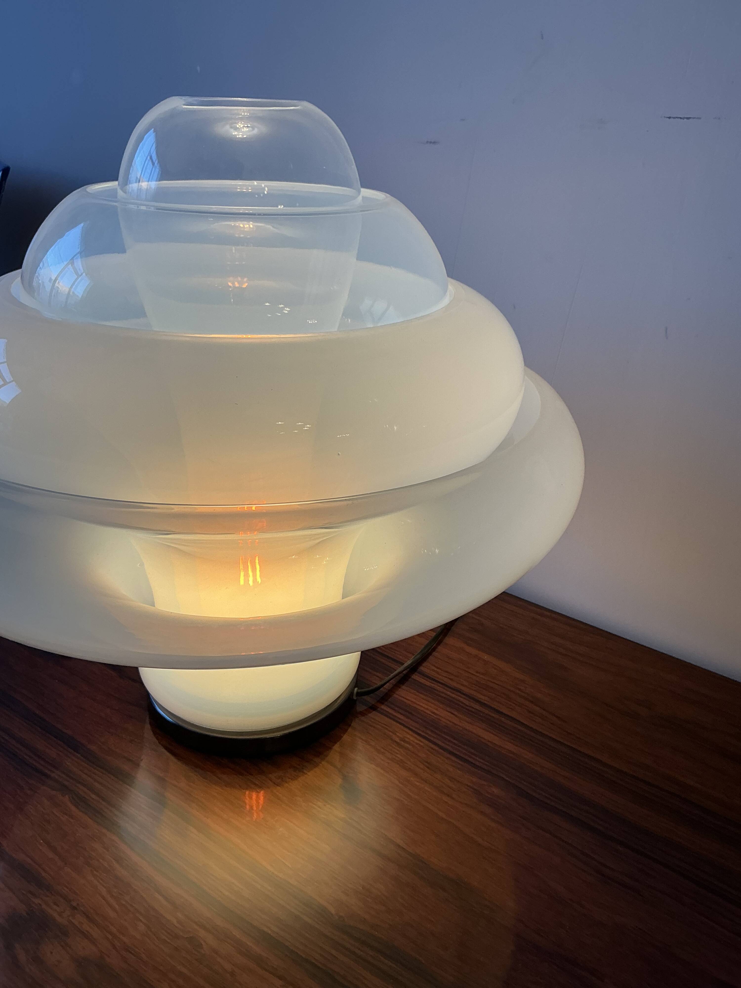 Lotus lamp by Carlo Nason for Mazzega 1968