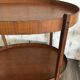 Oval side table