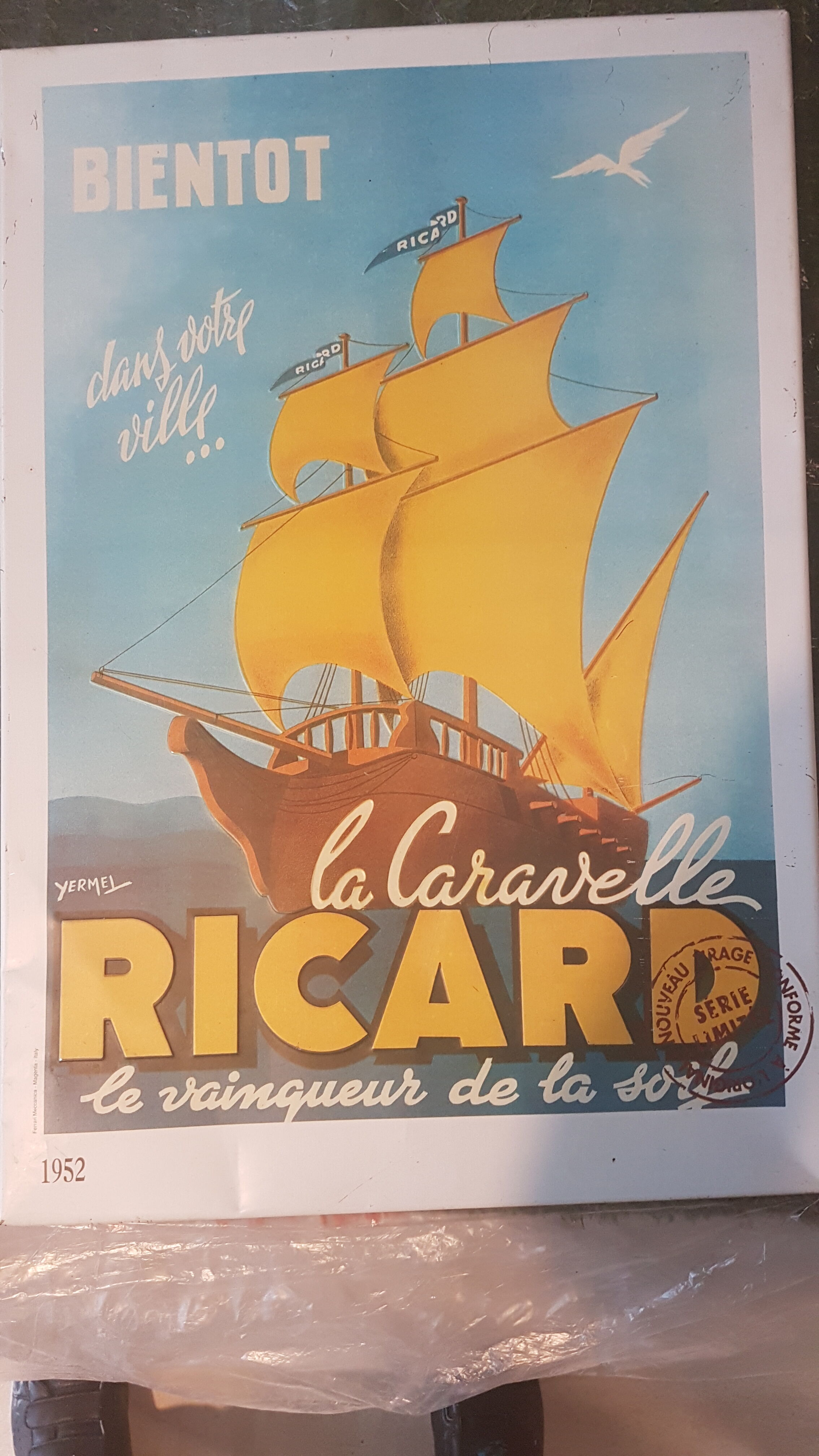 Plaque émaillée années 50/60 Ricard